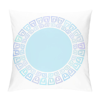 Personality  Greek Round Ornament Pillow Covers