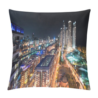 Personality  Modern City At Night. It's The Exclusive Area Of Puerto Madero Inside Buenos Aires City. Pillow Covers