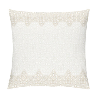 Personality  Seamless Border Vector Ornate In Eastern Style. Islam Pattern Pillow Covers