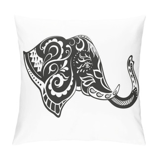 Personality Elephant In The Festive Patterns Pillow Covers
