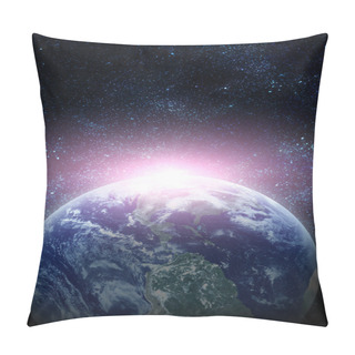 Personality  Realistic Planet Earth In Space Pillow Covers