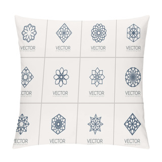 Personality  Vector Geometric Symbols Pillow Covers