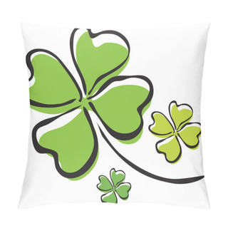 Personality  Lucky Clovers Pillow Covers