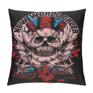 Personality  New World Order Pillow Covers