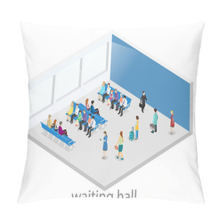 Personality   Interior Of Waiting Room In Air Pillow Covers