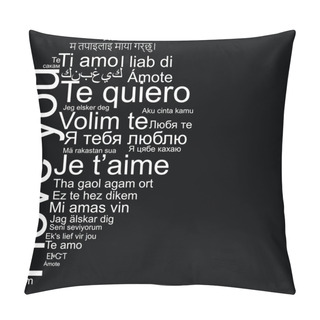 Personality  I Love You Tag  Pillow Covers