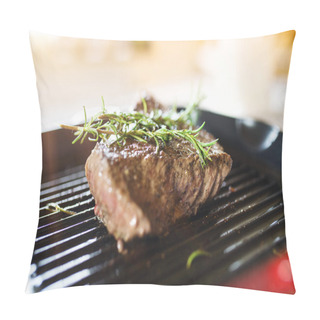 Personality  Grilled Beef Steak Pillow Covers