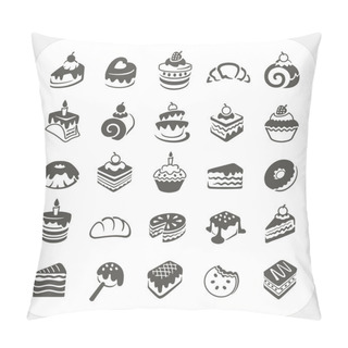 Personality  Cakes And Dessert Set Pillow Covers