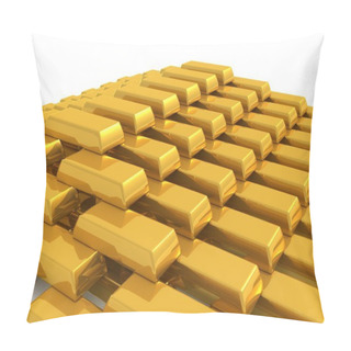 Personality  Bar Of Gold Pillow Covers