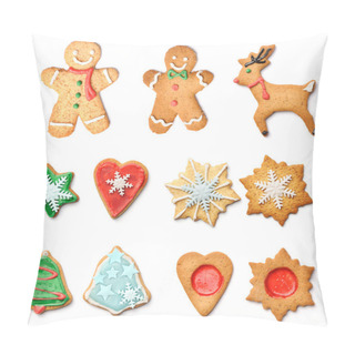 Personality  Christmas Gingerbread Cookie Pillow Covers