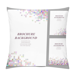 Personality  Modern Brochure, Booklet Template Design Pillow Covers