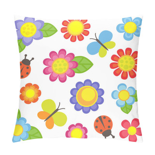 Personality  Set Of Flowers Pillow Covers