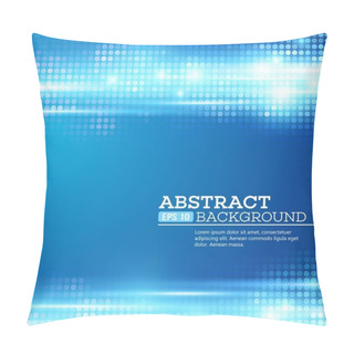 Personality  Abstract  Bokhe Lights Background. Disco Music. Vector Illustration Pillow Covers