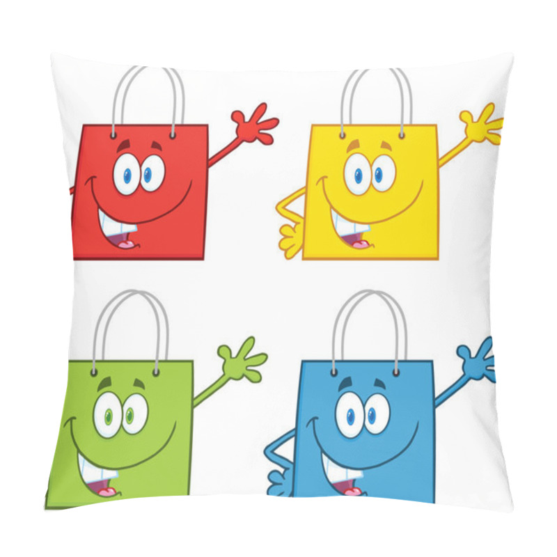 Personality  Shopping Bag Character Set Pillow Covers