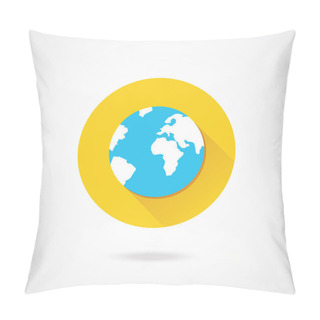 Personality  Vector Earth Icon Pillow Covers
