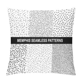 Personality  Collection Of Memphis Patterns - Seamless. Pillow Covers