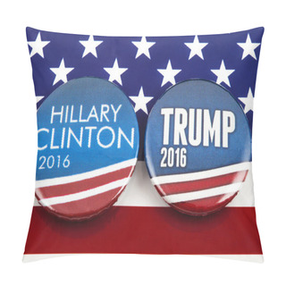 Personality  Clinton V Trump US Election Pillow Covers