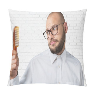 Personality  Problem, Hair, Bald. Pillow Covers
