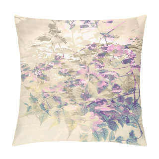 Personality  Artistic, Floral Background Pillow Covers