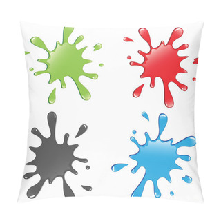 Personality  Color Blot Pillow Covers