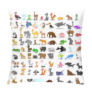 Personality  Super Set Of 91 Cute Cartoon Animals Pillow Covers