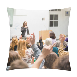 Personality  Audience In The Conference Hall. Pillow Covers