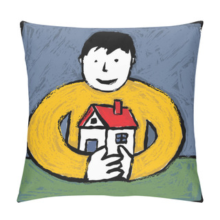 Personality  Man And Home Pillow Covers