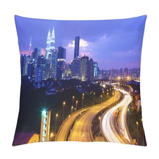 Personality  Kuala Lumpur Skyline Pillow Covers