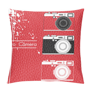 Personality  Old Retro Camera Set Pillow Covers