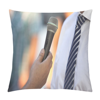 Personality  Media Interview Pillow Covers