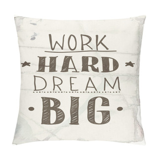 Personality  Motivational Grange Poster Pillow Covers