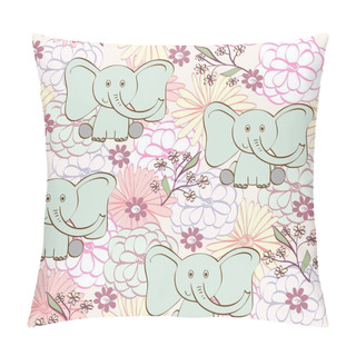 Personality  Cartoon Elephant Pillow Covers