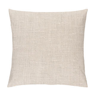 Personality  Neutral Beige Fabric Background With Clear Canvas Texture Pillow Covers