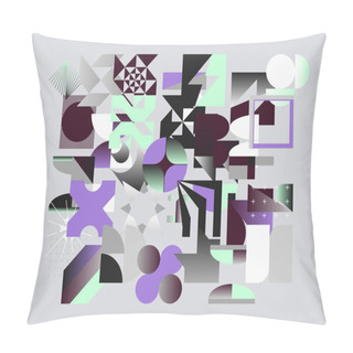 Personality  Generative Design Artwork Graphics Of Bizarre Computer Vector Generated Shapes And Abstract Geometric Design Elements, Useful For Web Background, Poster Fine Arts, Front Page Covers And Digital Prints Pillow Covers