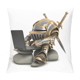 Personality  Knigh And Computer Pillow Covers