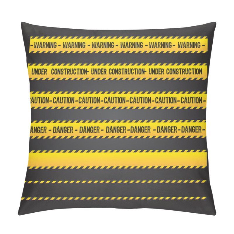 Personality  Caution lines pillow covers