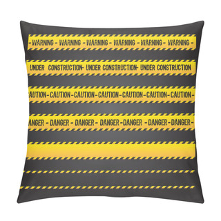 Personality  Caution Lines Pillow Covers