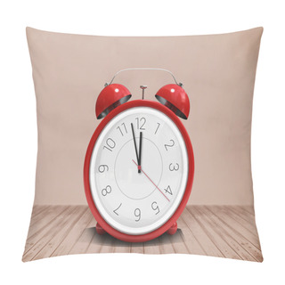 Personality  Alarm Clock Counting Down To Twelve Pillow Covers