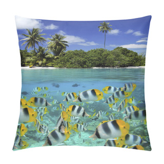 Personality  Tropical Lagoon - Tahiti In French Polynesia Pillow Covers