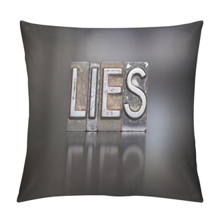 Personality  Lies Letterpress Pillow Covers