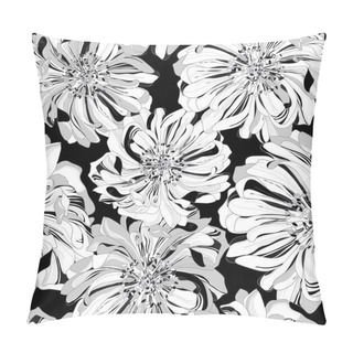 Personality  Seamless Floral Pattern. Pillow Covers