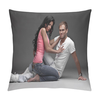 Personality  Young Couple Pillow Covers