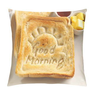 Personality  Good Morning Toast Pillow Covers