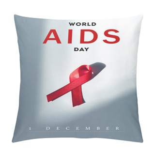 Personality  Ribbon As Symbol Of Aids Awareness Pillow Covers