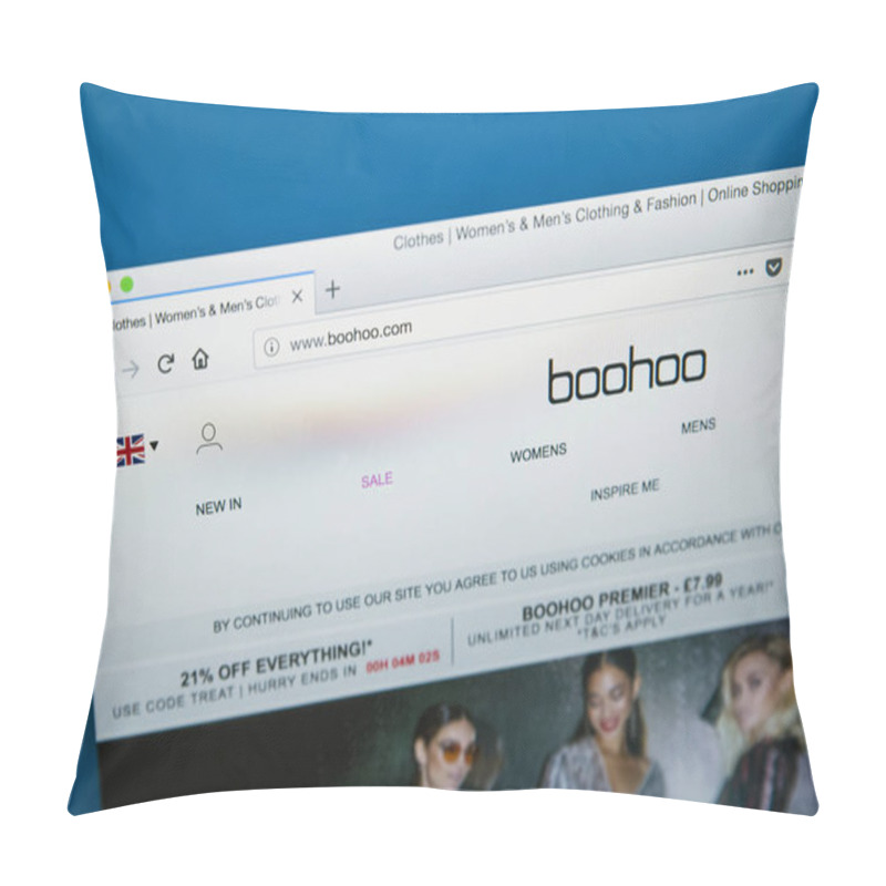Personality  Boohoo Clothing Website Pillow Covers