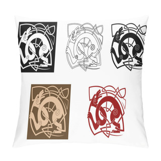 Personality  Celtic Dog Pillow Covers