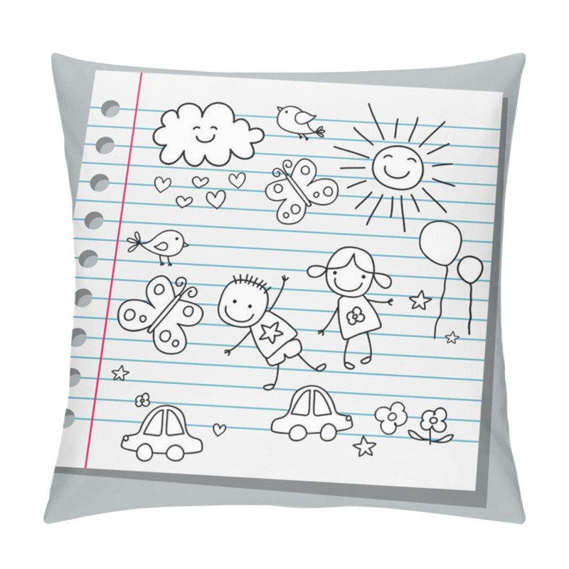 Personality  notebook paper summer pillow covers