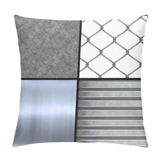 Personality  Metal Textures Collection Pillow Covers