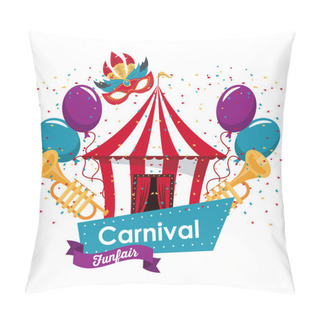 Personality  Happy Carnival Design Pillow Covers