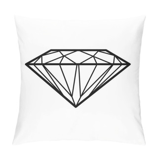 Personality  Diamond Icon.  Pillow Covers